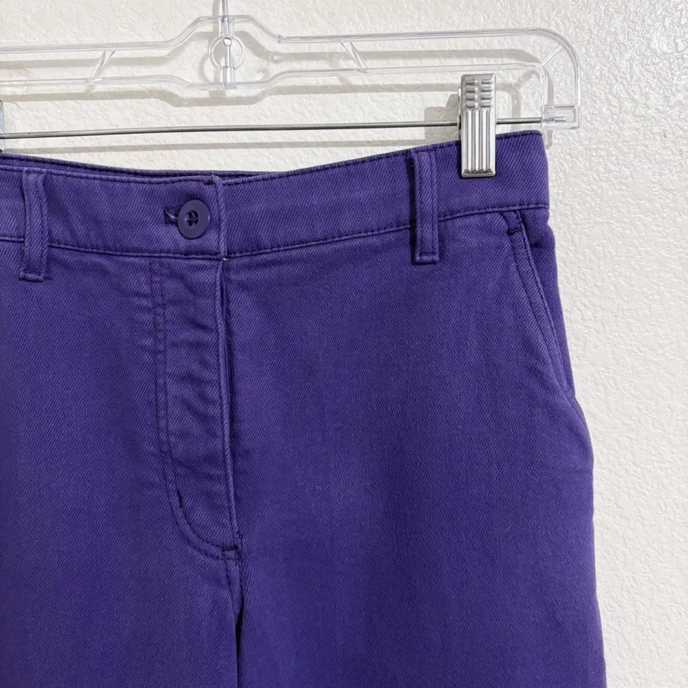 Aritzia Wilfred Free Modern High-Waisted Twill Cargo‎ Pants in Purple